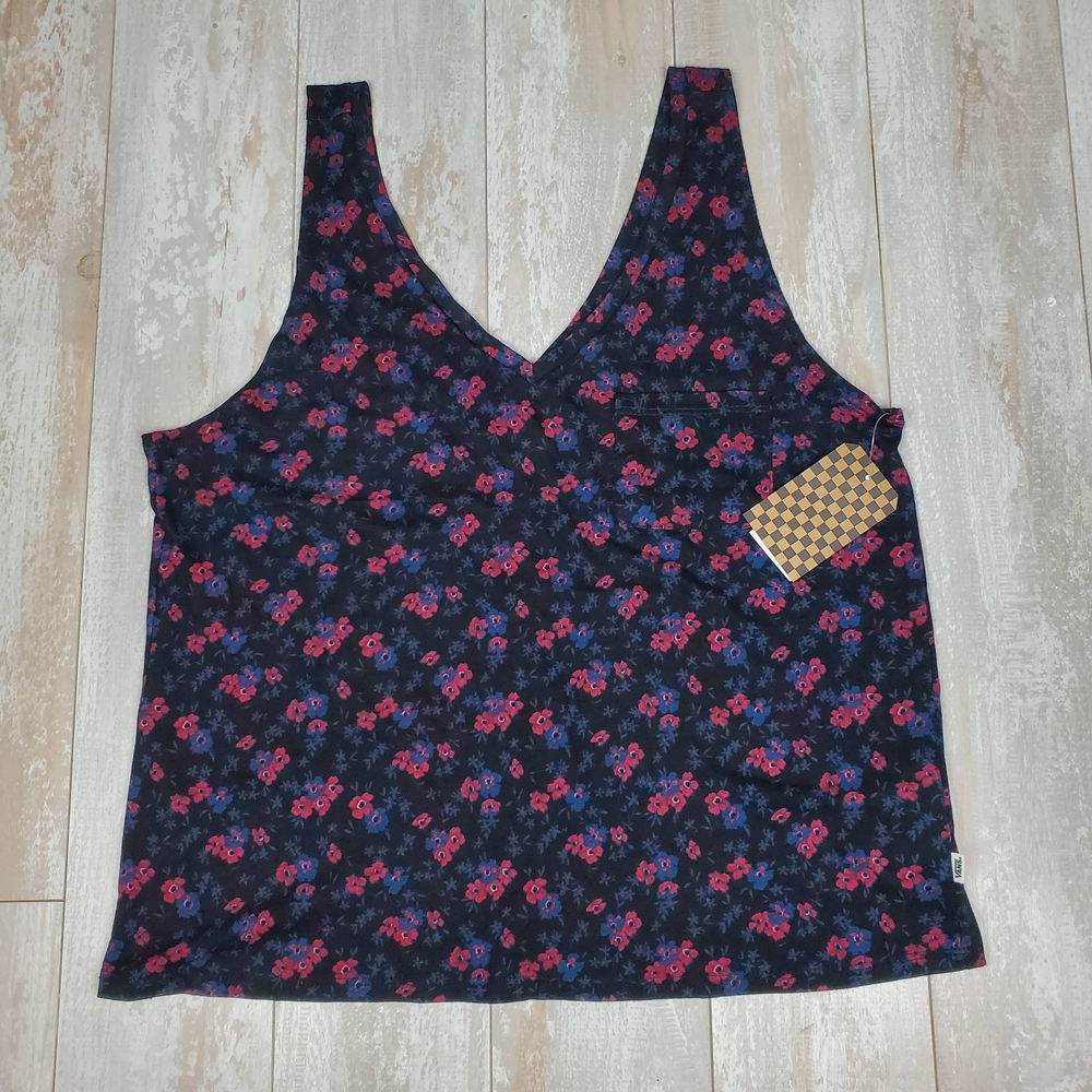 Vans Nottingham V Neck Floral Tank